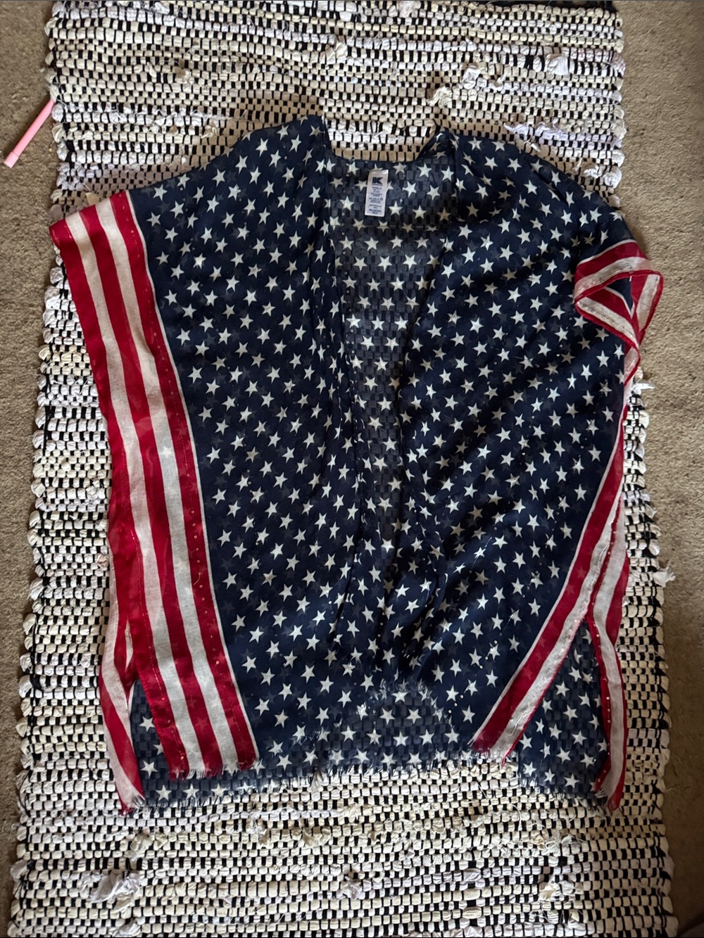 American Flag Kimono & Headband